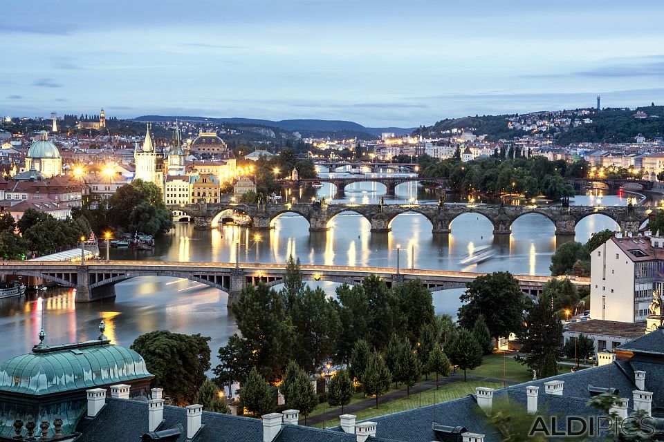 Bridges over the Vltava