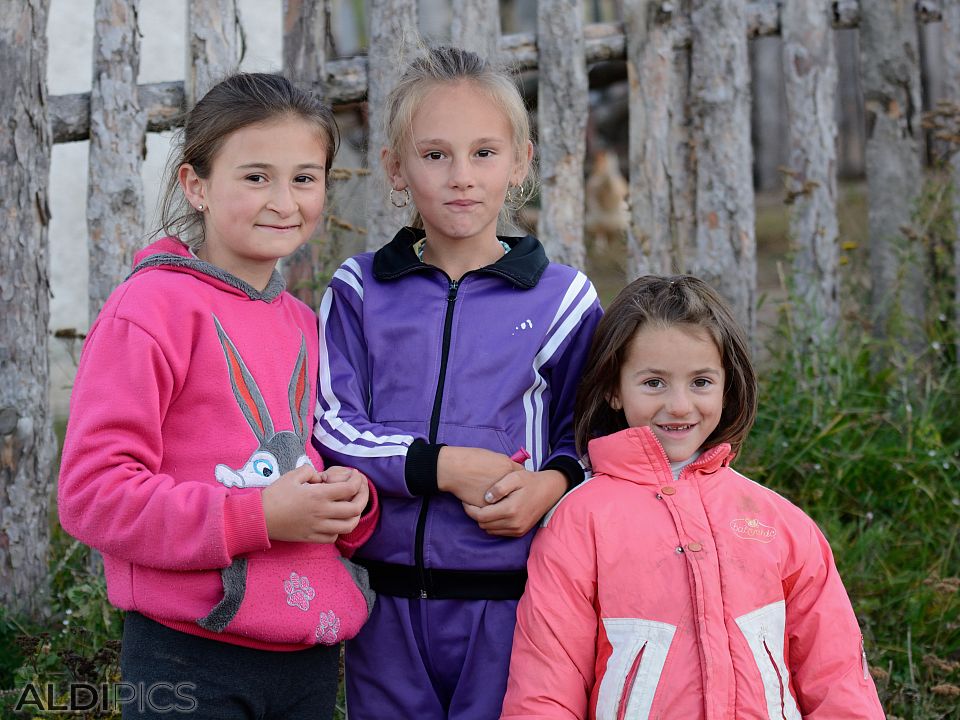 Children from Rhodopian village