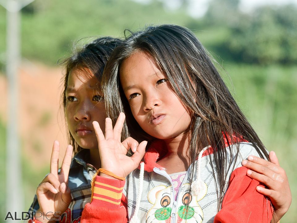 Children from Laos