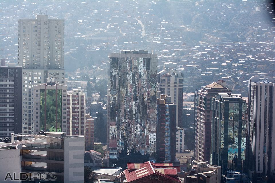 La Paz view from above