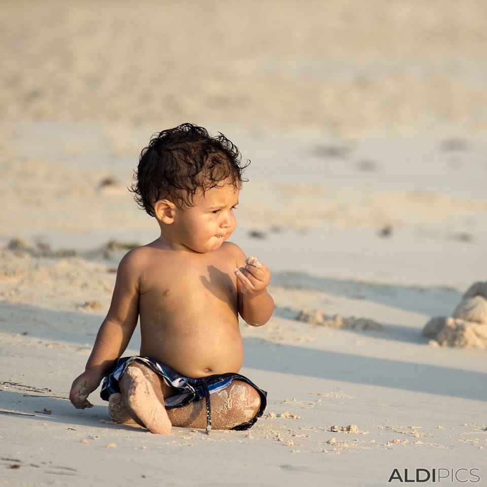 Kids on the beach