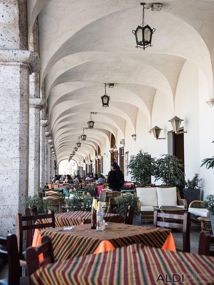 The streets of Arequipa