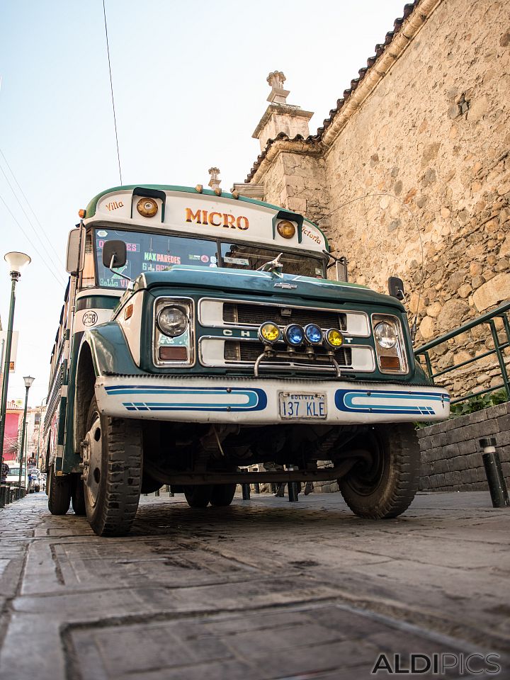 The streets of La Paz