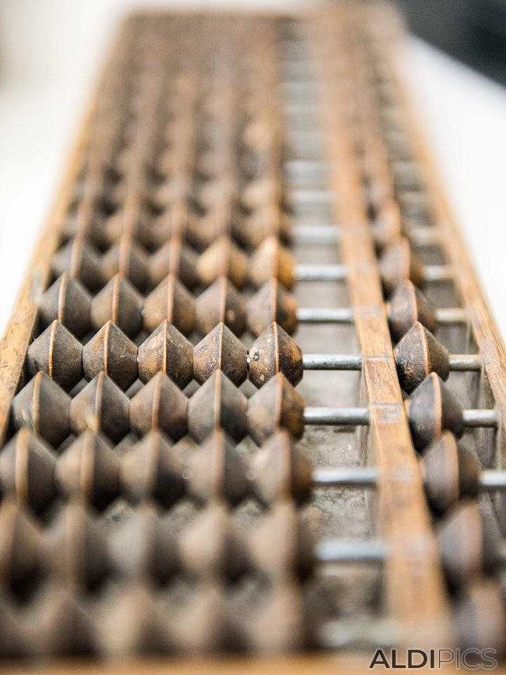 Old Japanese abacus