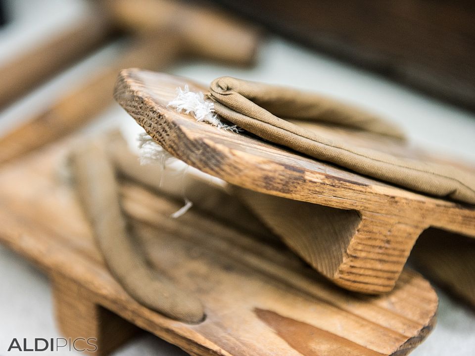 Old Japanese clogs