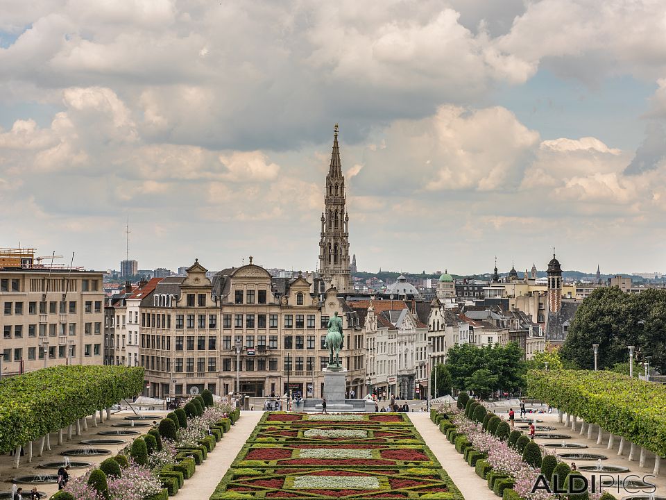 The streets of Brussels