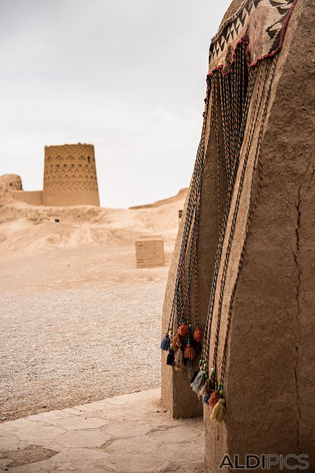 The ancient brick castle Narin