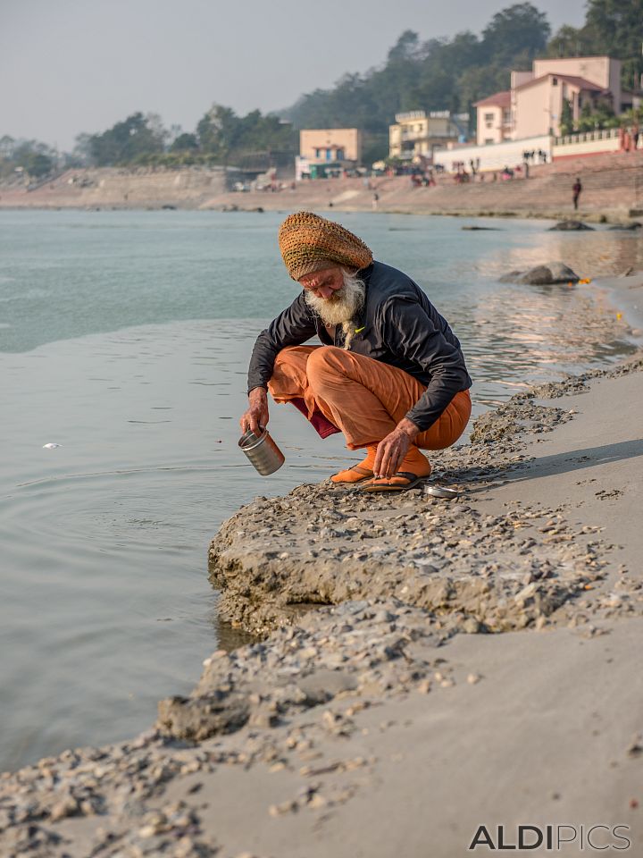 On the river bank