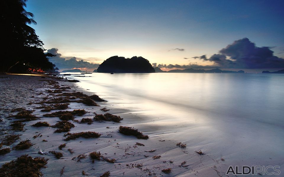 Sunset near El Nido