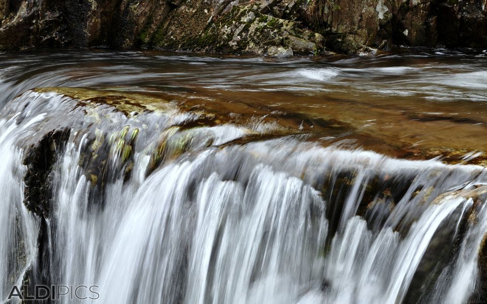 Canyon of waterfalls near Smolyan