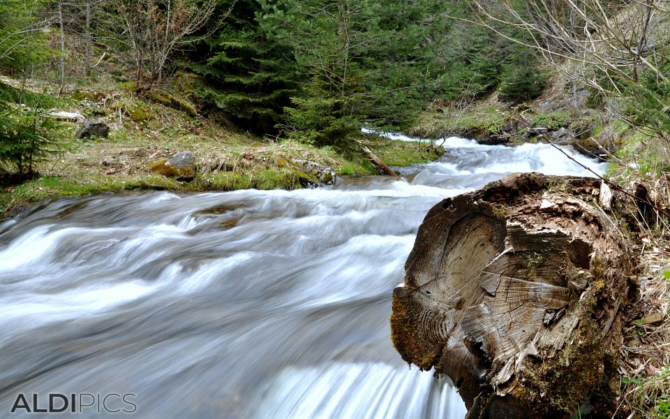 Canyon of waterfalls near Smolyan