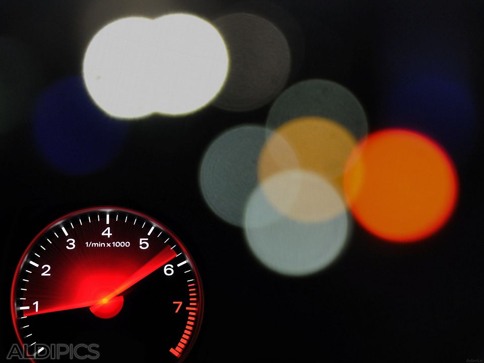 Tachometer and lights