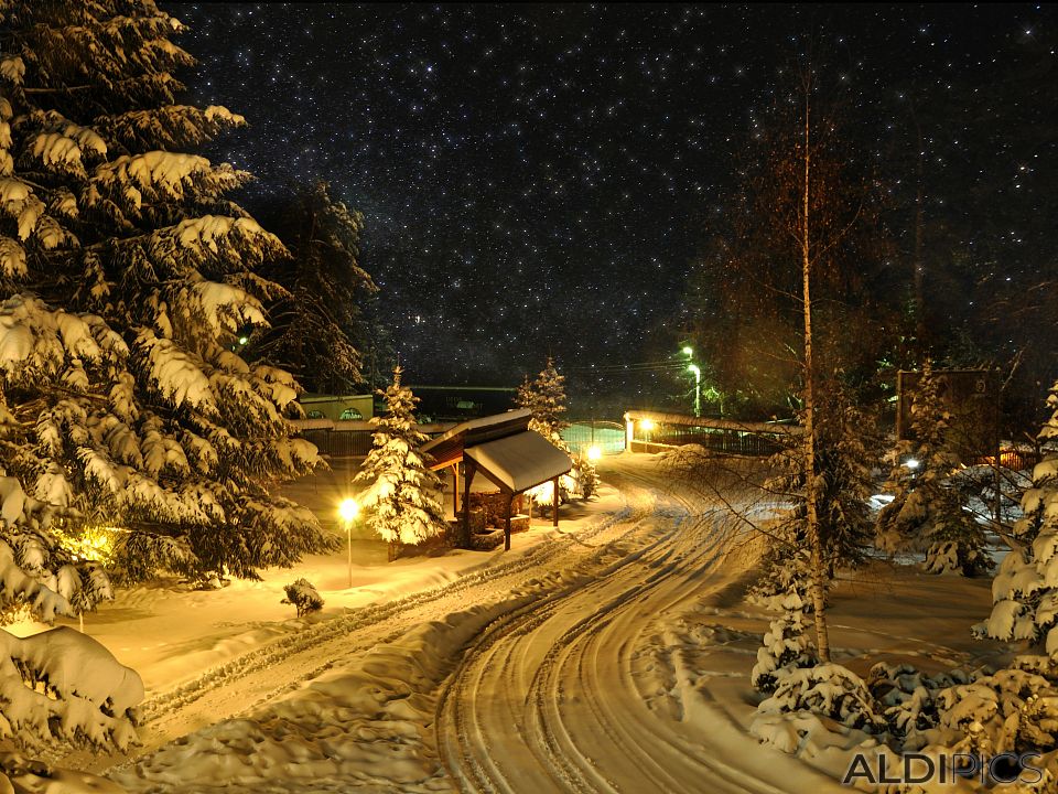 Зимна нощ на Юндола