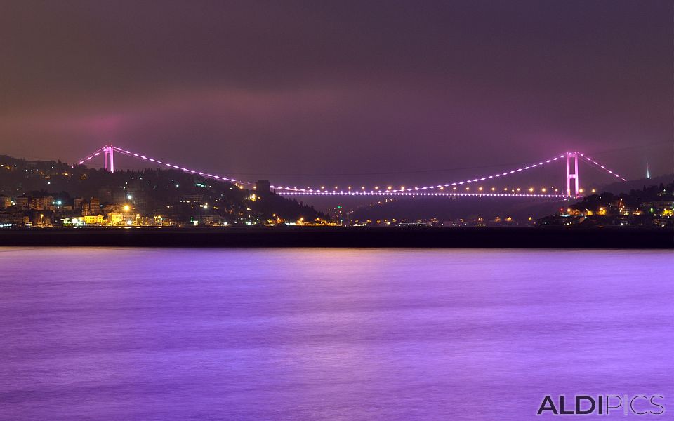 The bridges over the Bosphorus