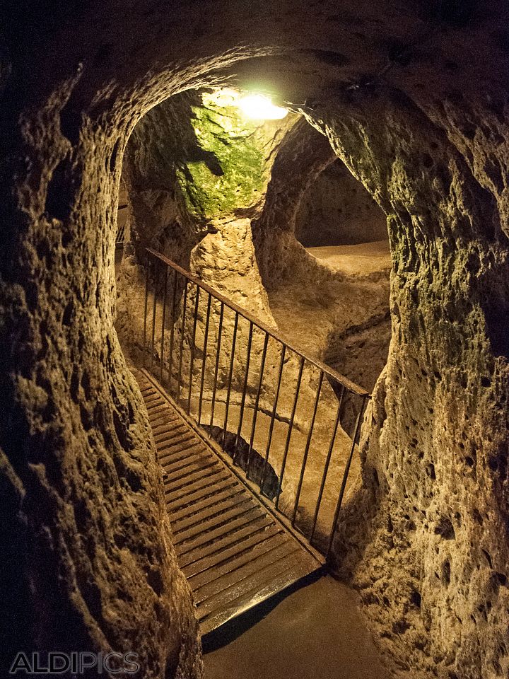 The underground city in Derinkuyu