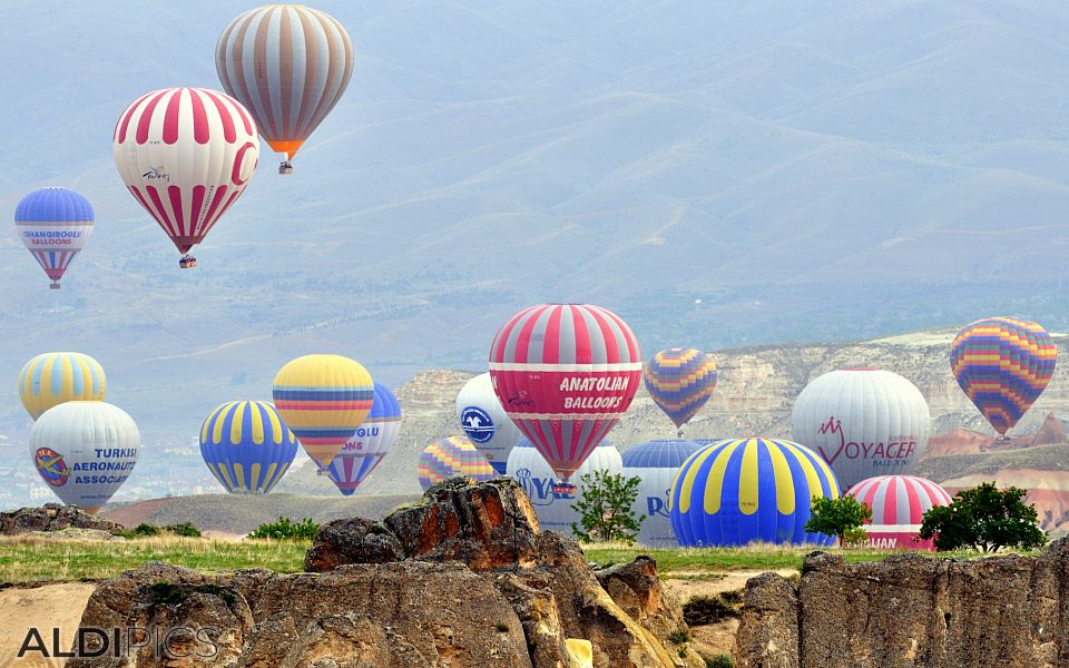 Cappadocia: balloons, balloons...