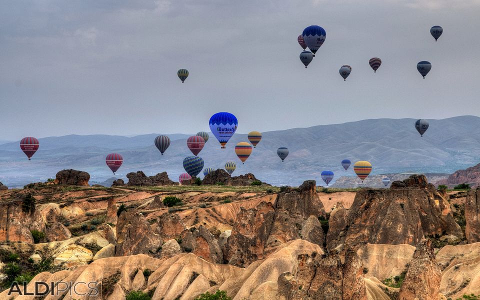 Cappadocia: balloons, balloons...