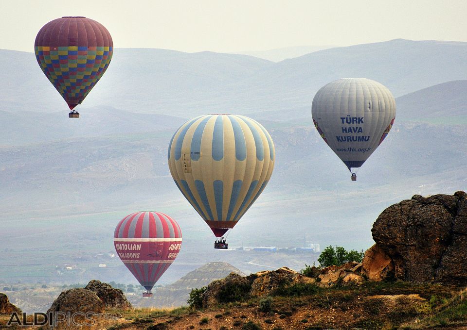 Cappadocia: balloons, balloons...