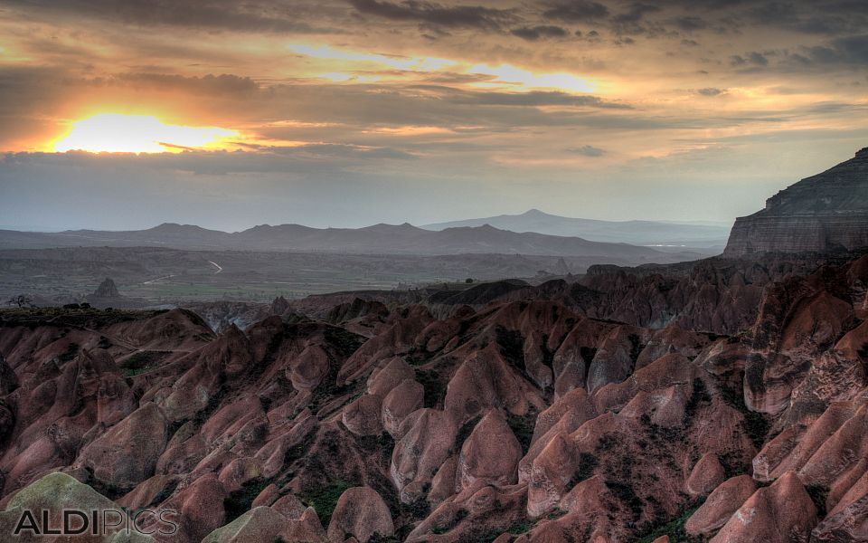 Sunset in Cappadocia