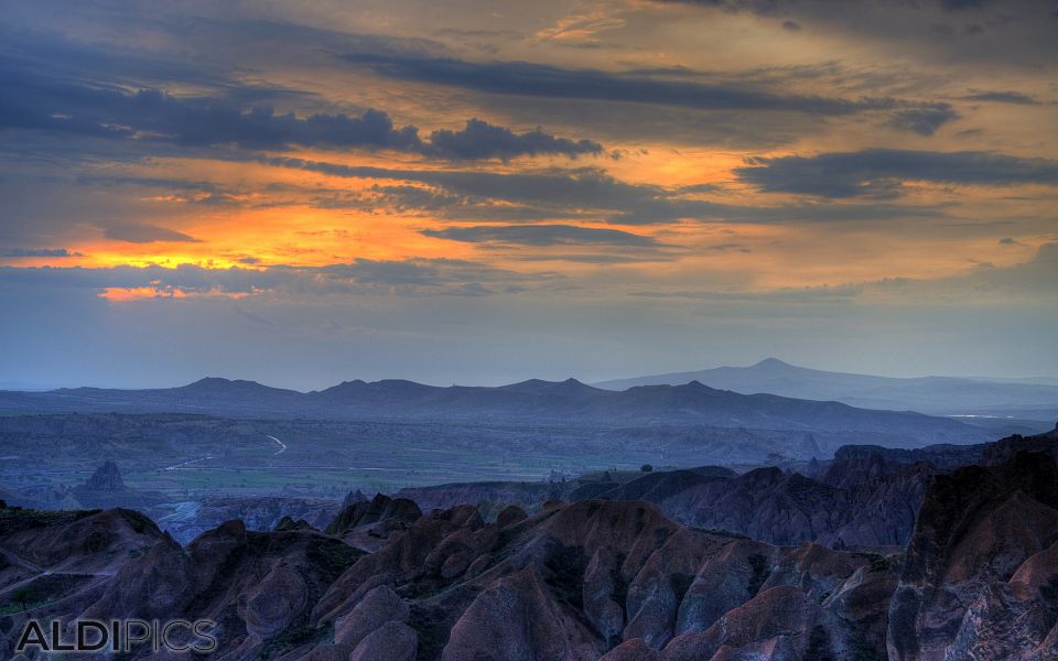 Sunset in Cappadocia