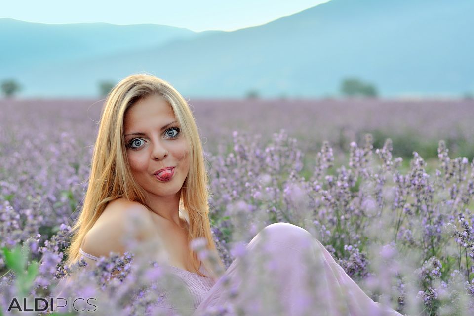 Pickers of lavender 
(model: Nevena Ivancheva)