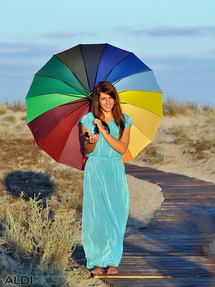 On the beach 
(model: Alexandra Veleva)