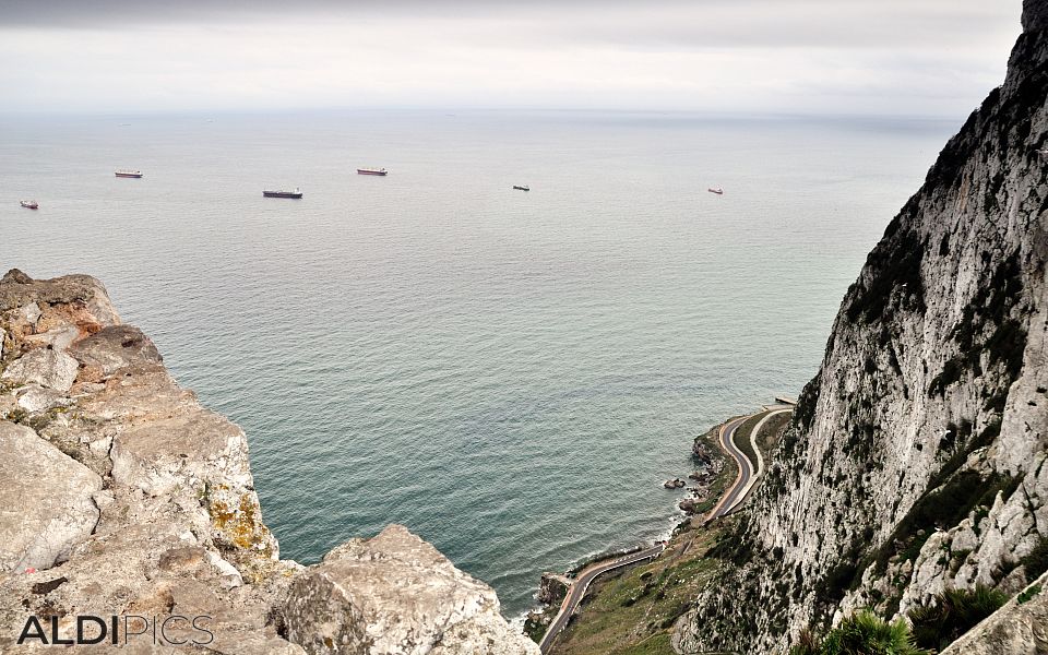 От скалата на Гибралтар