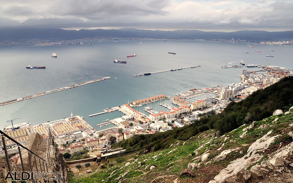 От скалата на Гибралтар