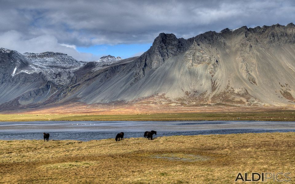 Mountains in West Iceland