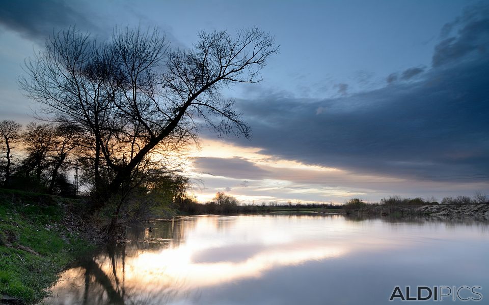 Maritsa river near Plovdiv