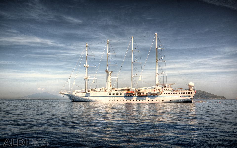 Boat near Capri