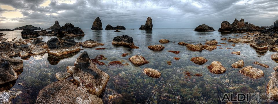 Coast of Aci Trezza