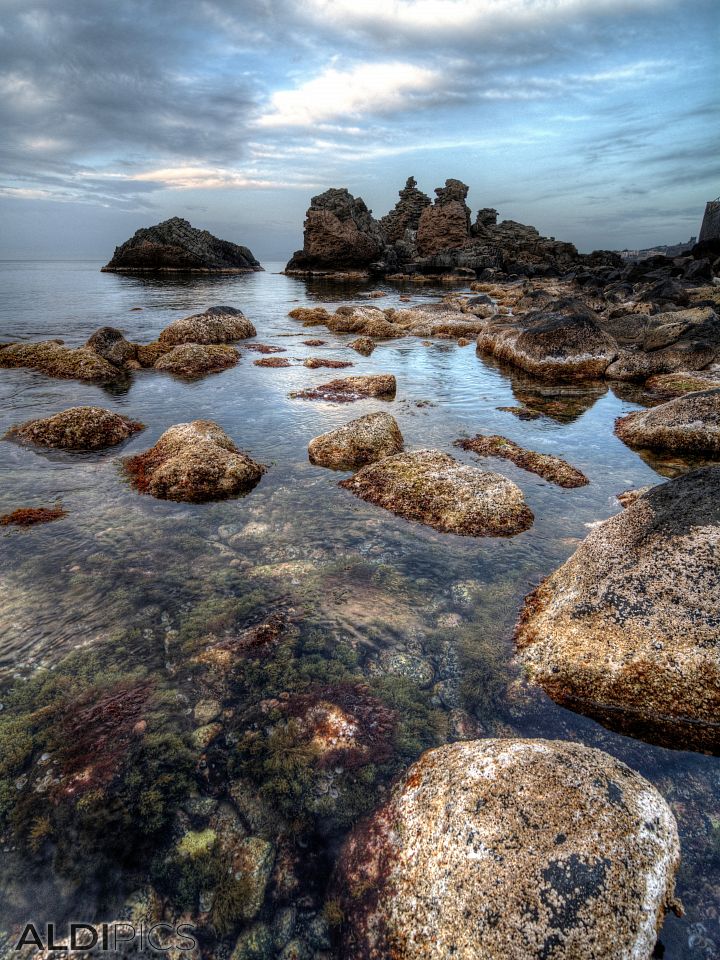 Coast of Aci Trezza