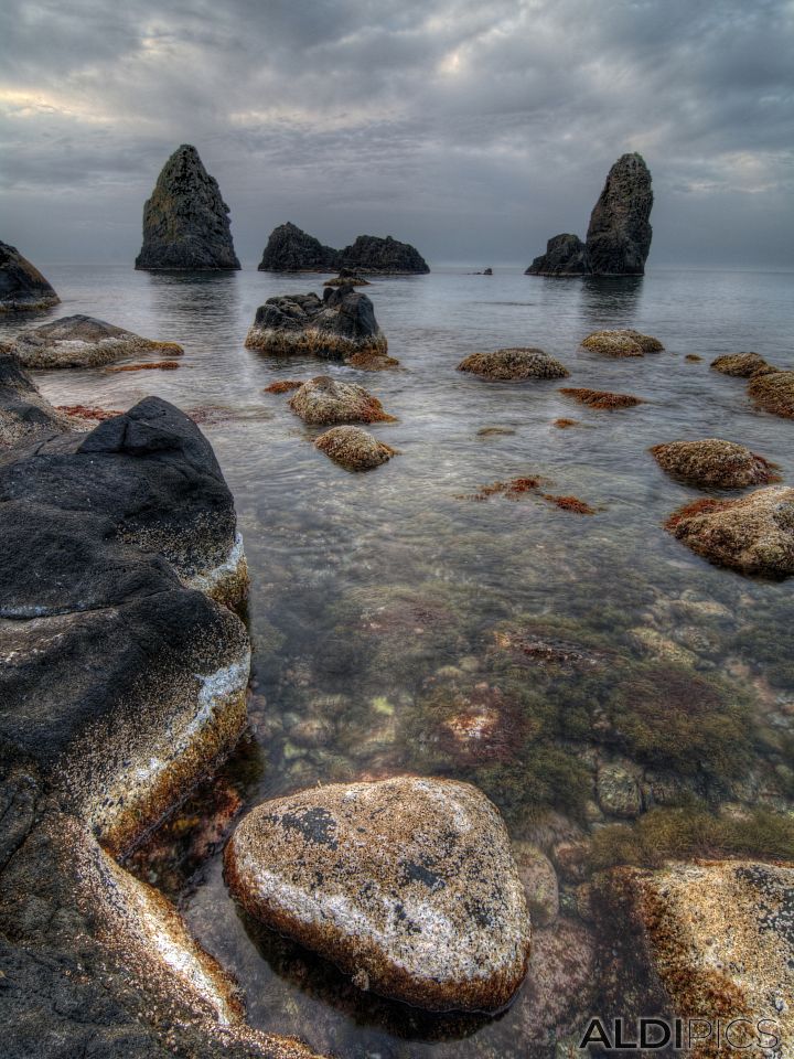 Coast of Aci Trezza