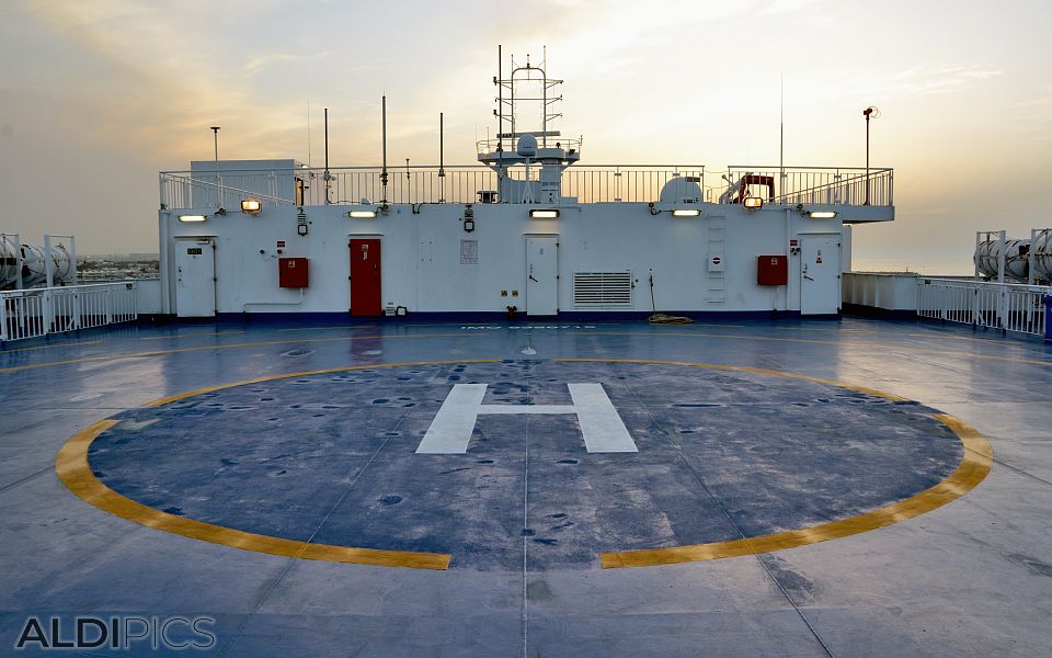 Sunset on the ferry