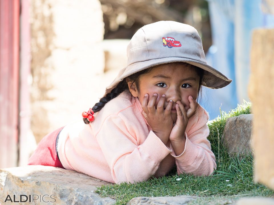 Little kids from Bolivia