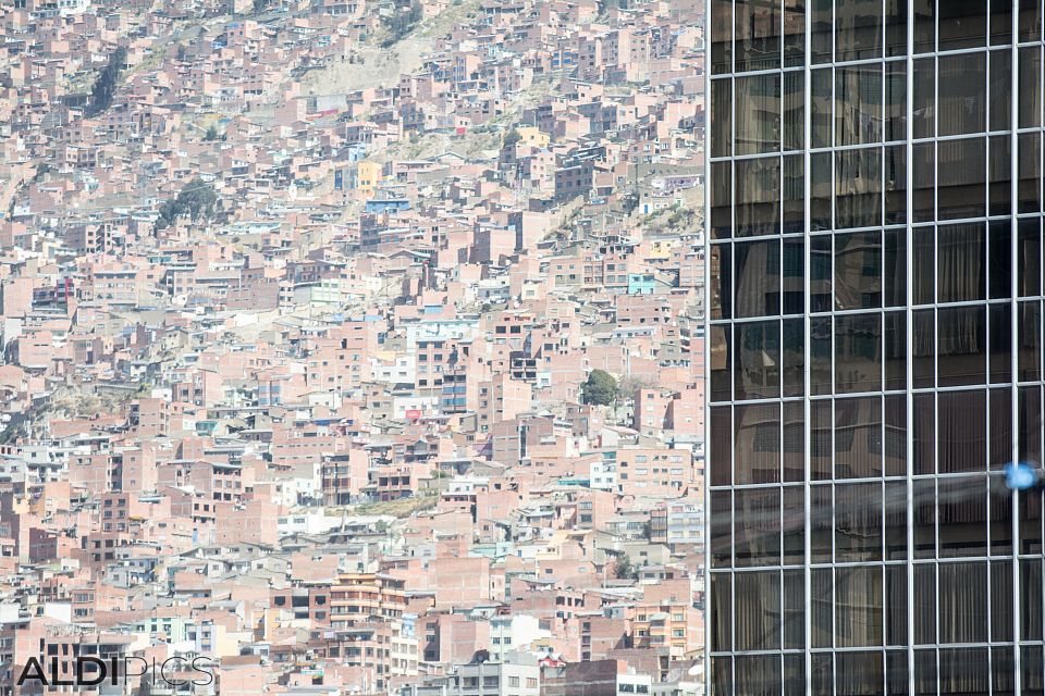 La Paz view from above