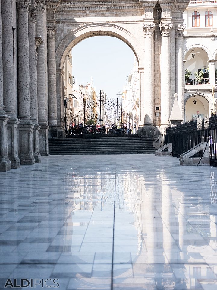 The streets of Arequipa