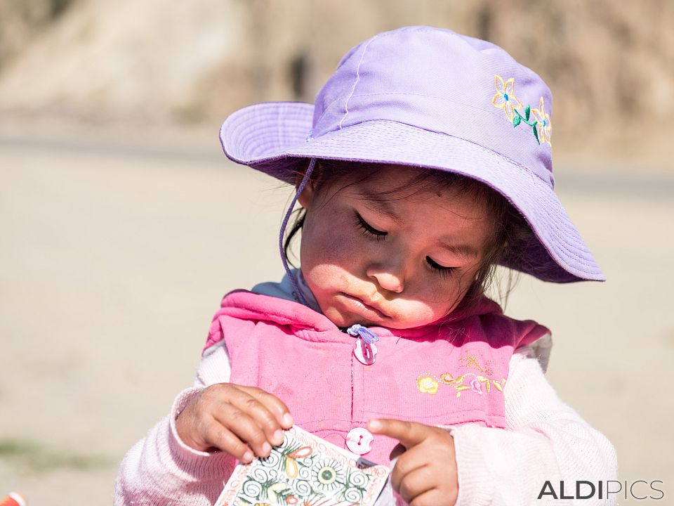 Little kids from Peru