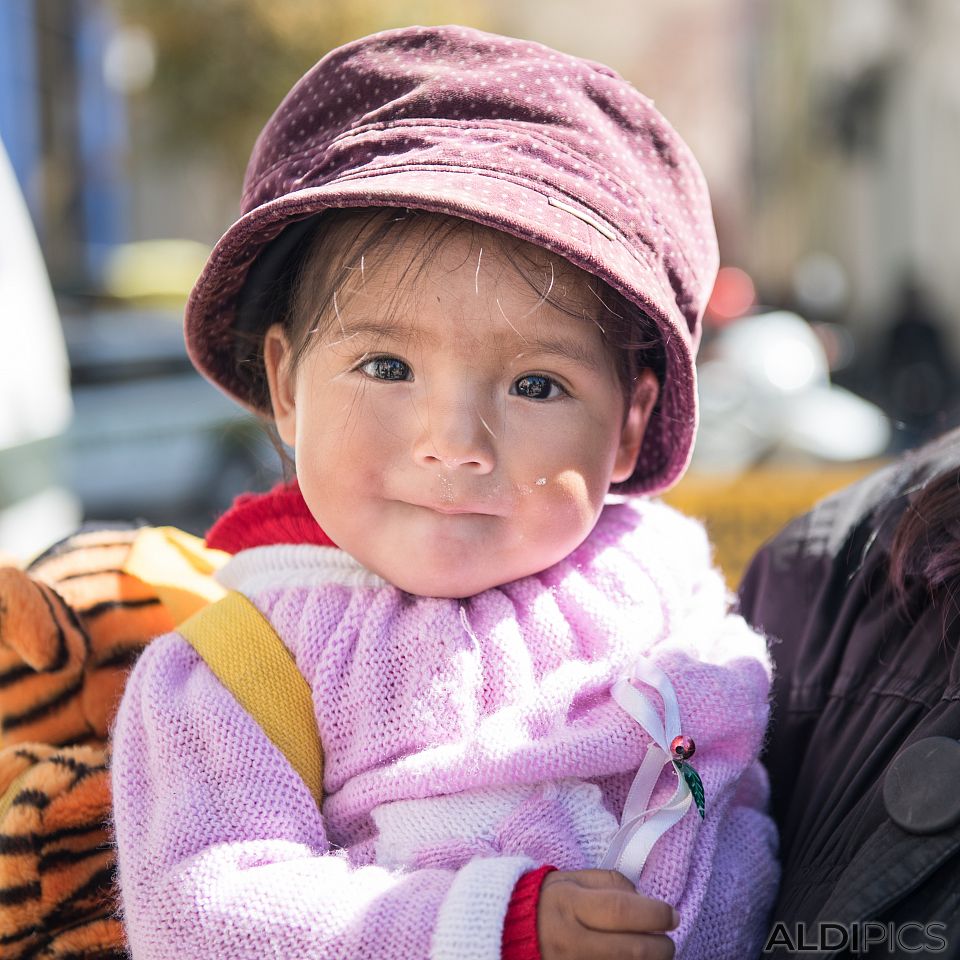 Little kids from Bolivia