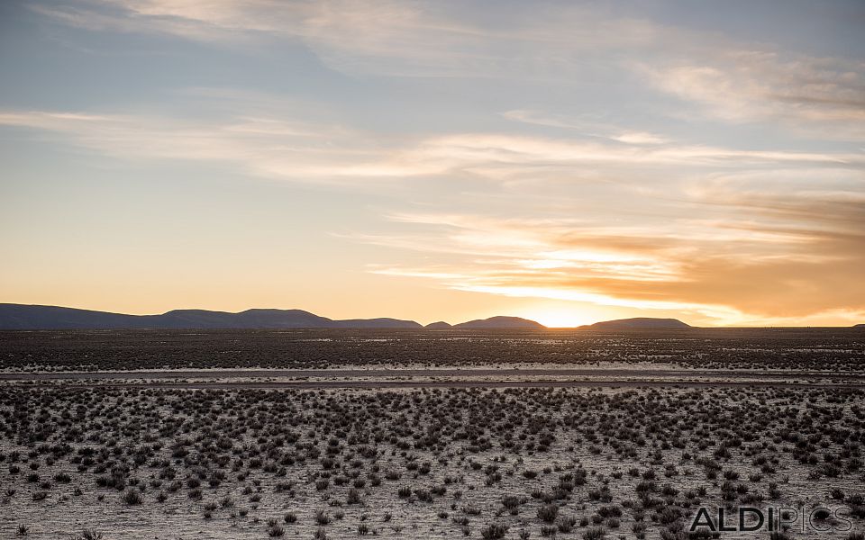 On the way to the salt desert