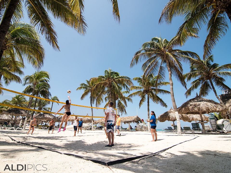 Volleyball on the beach