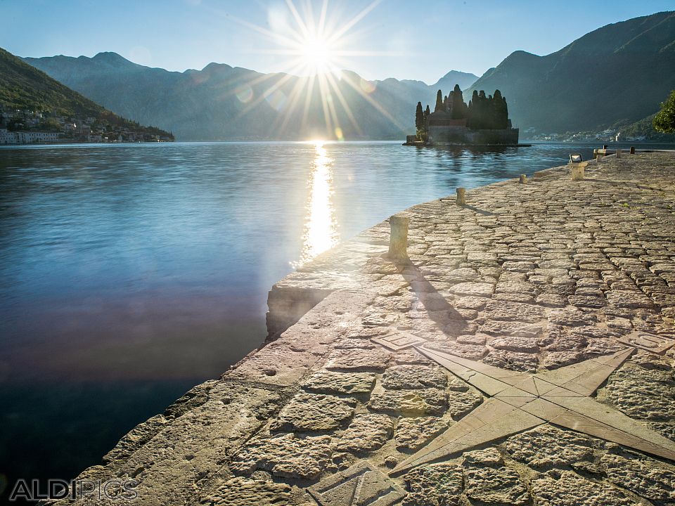 Morning lights at Perast