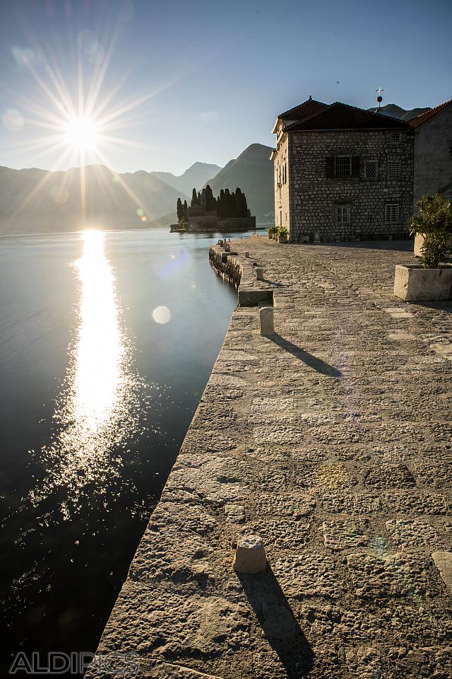 Morning lights at Perast