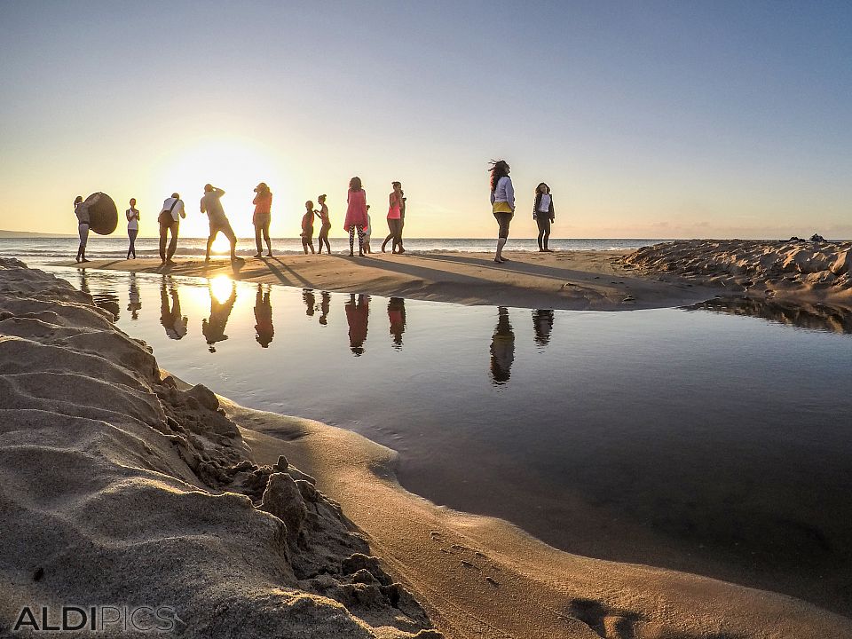 Photo session at sunrise