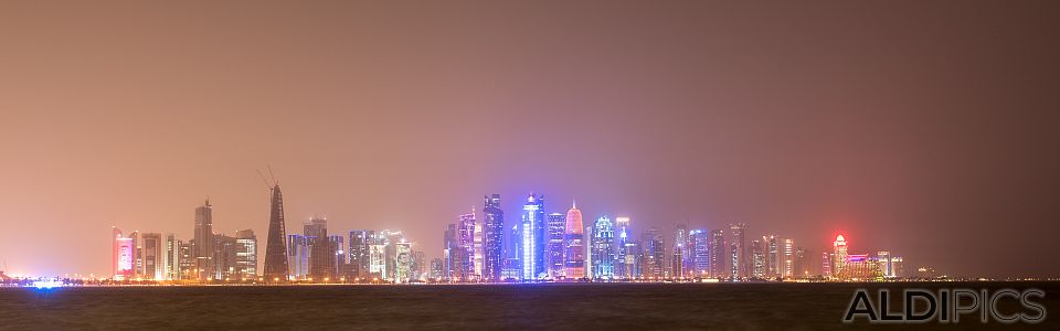 Doha at night