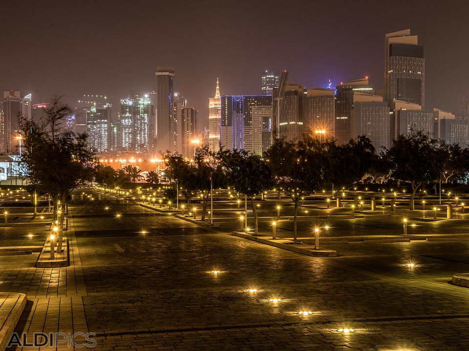 Doha at night