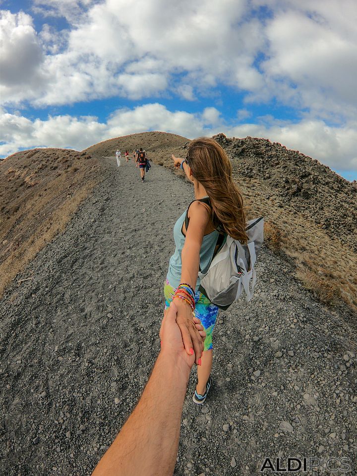 Follow me... to the volcano