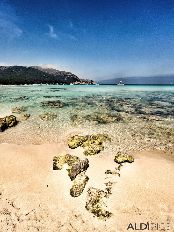 The coast of Mallorca