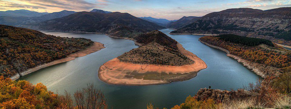 Meanders of the Arda River near Kardzhali